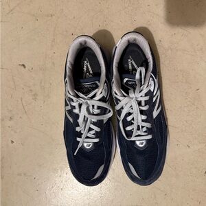 New Balance Men's Dark Blue and Gray Sneakers
